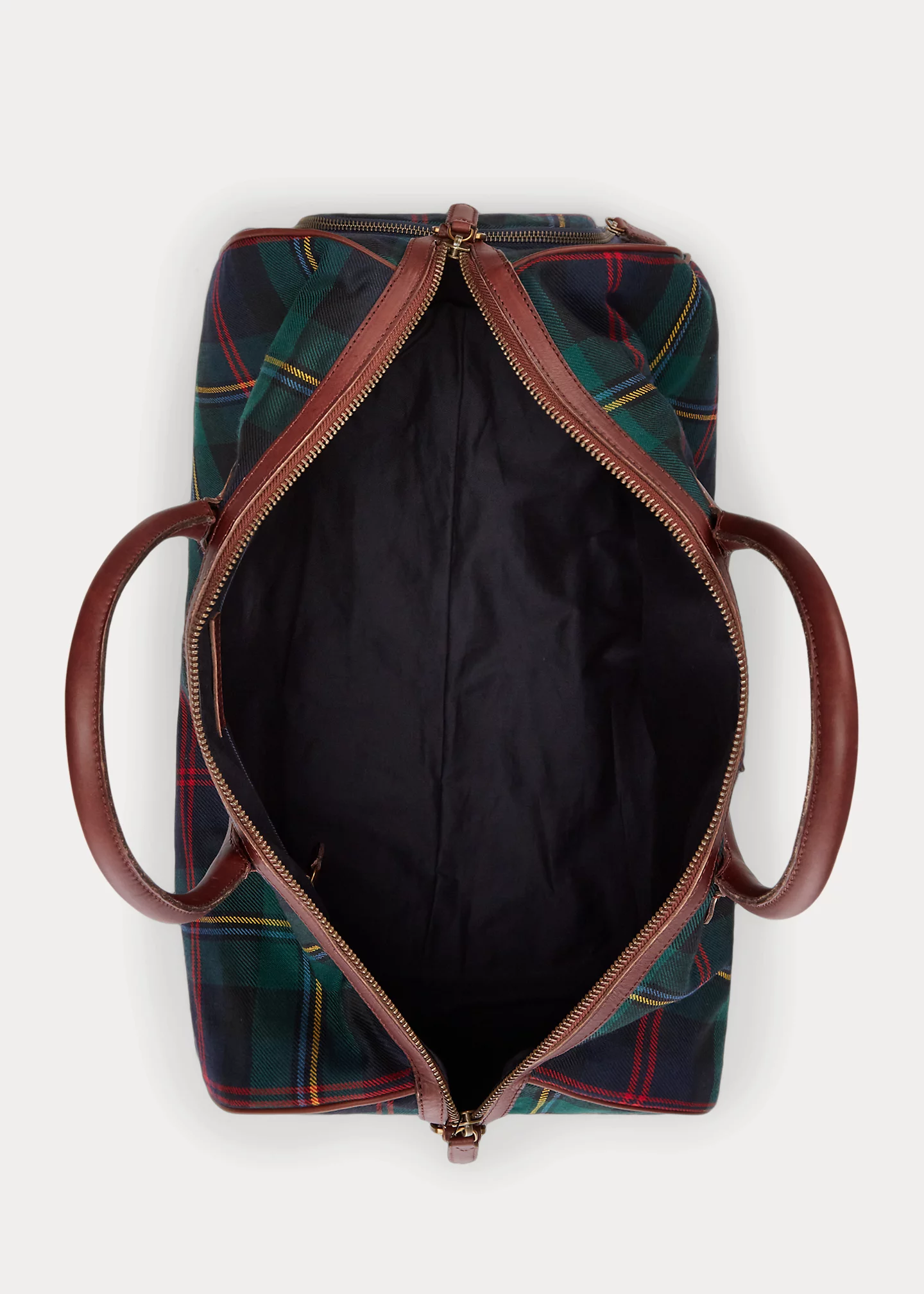 Brand bag Heritage Plaid Wool & Leather Duffel-,$68.73-2