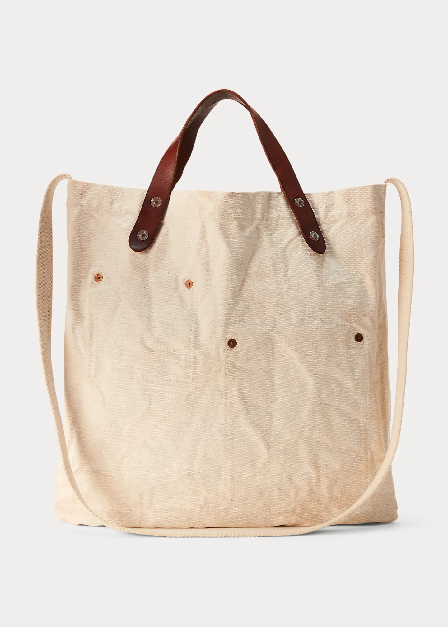 Brand bag Logo Canvas Market Tote-,$17.43-1