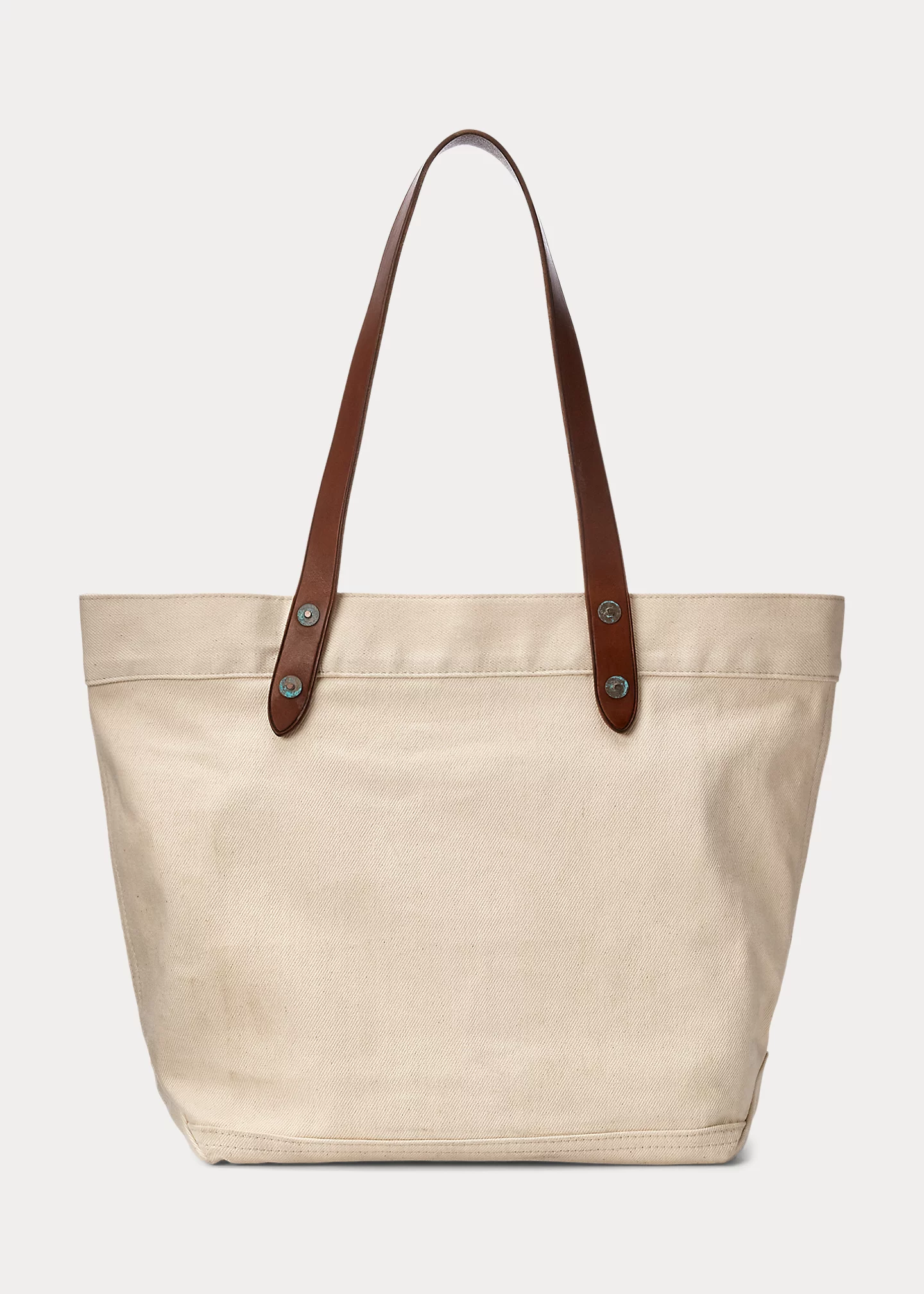 Brand bag Leather-Trim Twill Tote-,$28.43-1